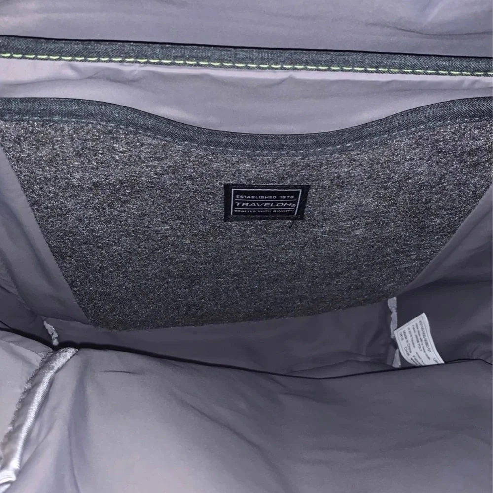 Travelon‎ Anti Theft Backpack Laptop Bag Gray